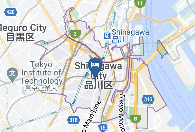 Toyoko Inn Tokyo Shinagawa Oimachi Map