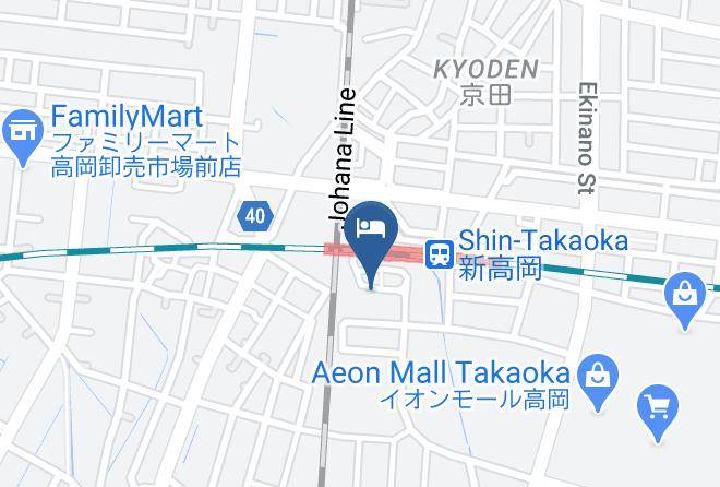 Takaoka City - Toyoko Inn Shintakaokaekishinkansenminamiguchi Maps