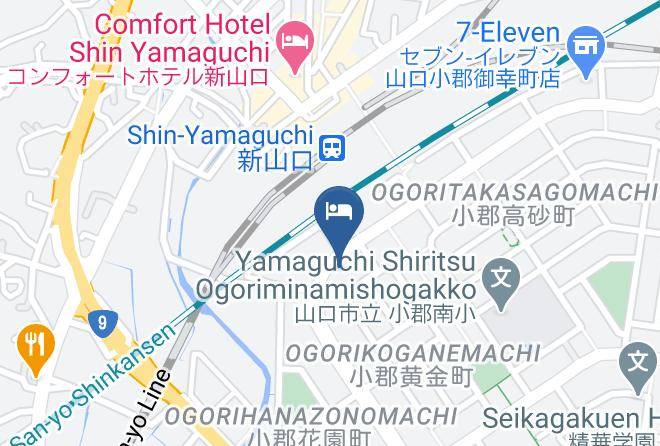 Yamaguchi City - Toyoko Inn Shinyamaguchiekishinkansenguchi Maps
