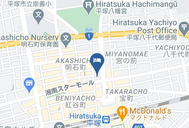 Hiratsuka City - Toyoko Inn Shonan Hiratsuka Eki Kita Guchi No 1 Maps