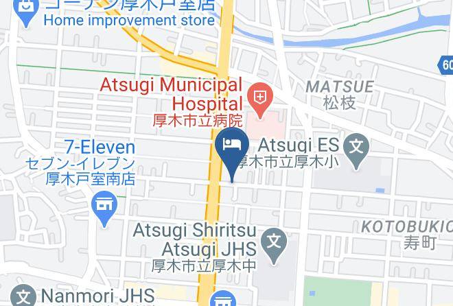Atsugi City - Toyoko Inn Shonan Hiratsukaeki Kitaguchi No 2 Maps
