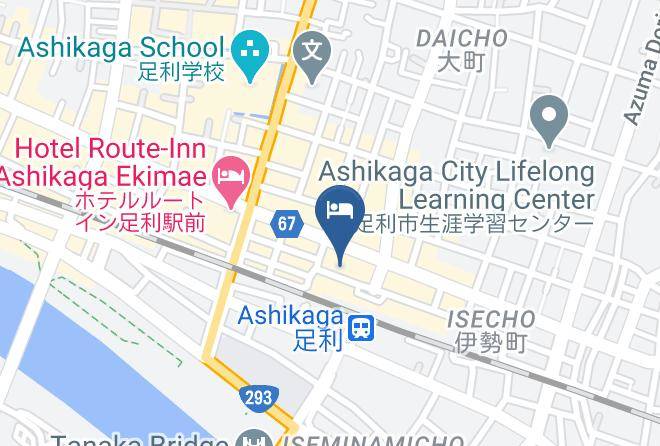 Ashikaga City - Toyoko Inn Tochigi Ashikaga Station North Maps