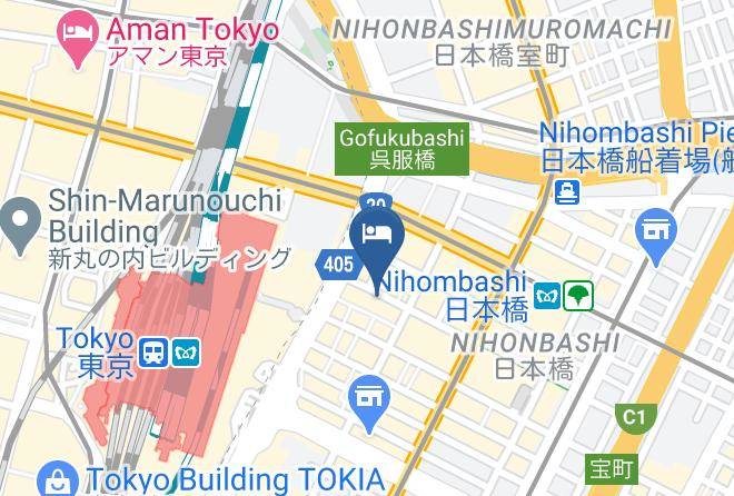Chuo Ward - Toyoko Inn Tokyo Eki Yaesu Kitaguchi Maps