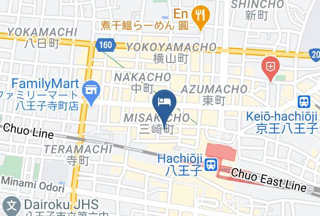 Hachioji City - Toyoko Inn Tokyo Hachioji Station North Maps