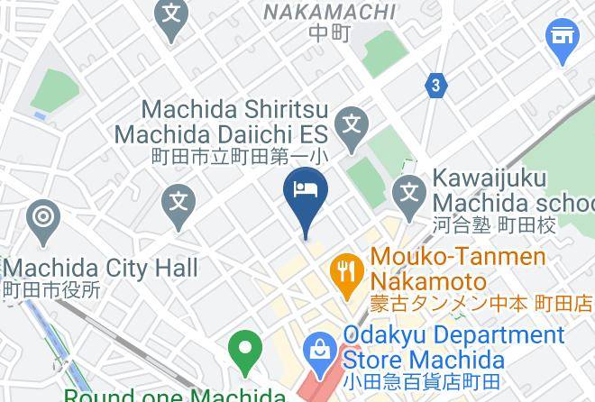 Machida City - Toyoko Inn Tokyo Machida Sta Odakyu Line Higashi Exit Maps