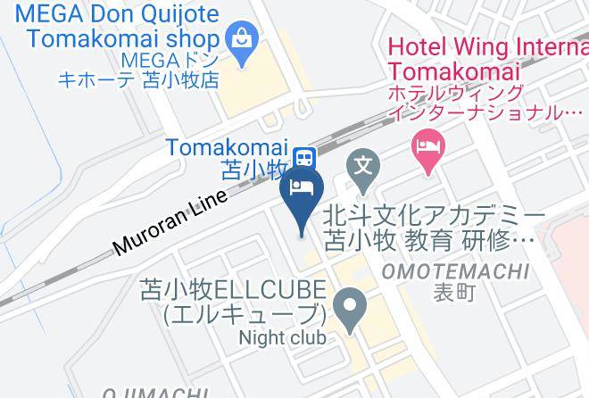Tomakomai City - Toyoko Inn Hokkaido Tomakomai Ekimae Maps