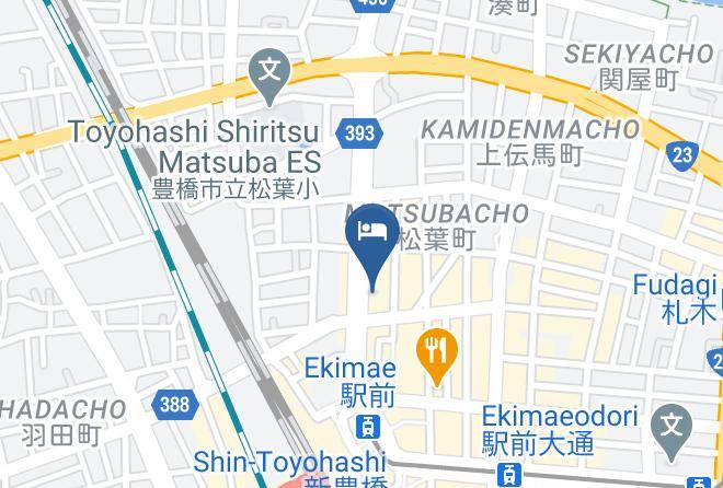 Toyohashi City - Toyoko Inn Toyohashi Station Higashiguchi Maps