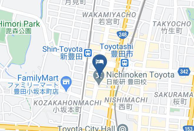 Toyota City - Toyoko Inn Toyotashi Ekimae Maps
