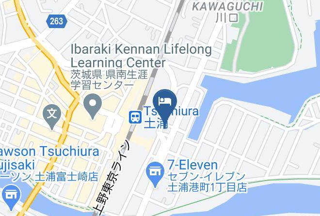 Tsuchiura City - Toyoko Inn Tsuchiura Eki Higashi Guchi Maps