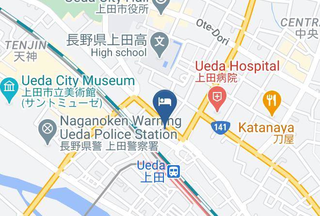 Ueda City - Toyoko Inn Ueda Maps