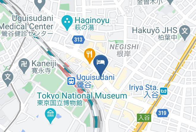 Taito Ward - Toyoko Inn Uguisudani Station Maps