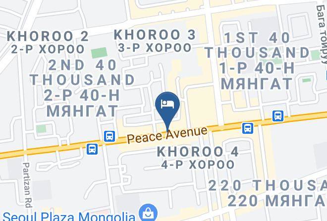 Ulaanbaatar - Toyoko Inn Ulaanbaatar Maps
