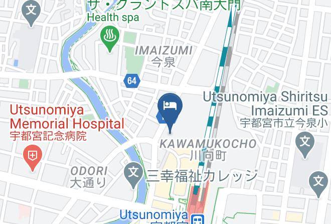 Utsunomiya City - Toyoko Inn Utsunomiya Station Maps