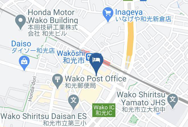 Wako City - Toyoko Inn Wakoshi Station Maps