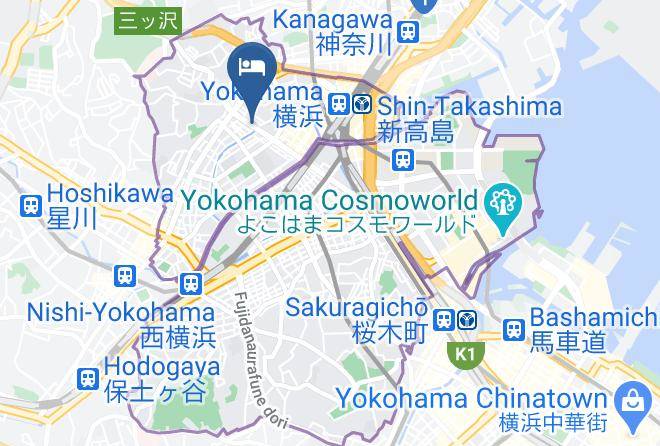 Yokohama City Nishi Ward - Toyoko Inn Yokohama Nishi Guchi Maps
