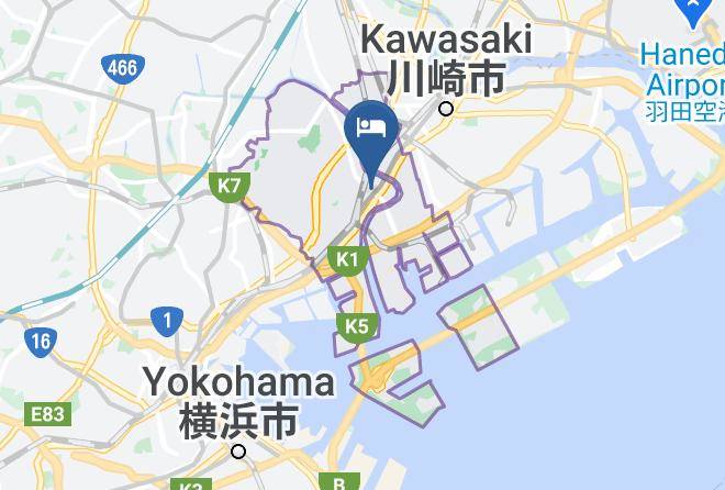 Yokohama City Tsurumi Ward - Toyoko Inn Yokohama Tsurumi Eki Higashi Guchi Maps