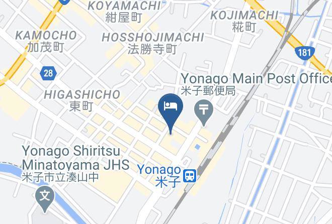 Yonago City - Toyoko Inn Yonago Ekimae Maps