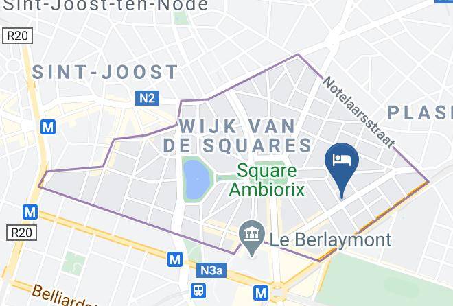 Brussels - Tracotel Inn Maps