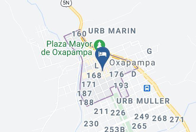 Oxapampa - Tracys Hospedaje Maps