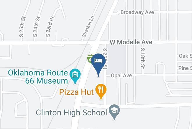 Custer - Trade Winds Inn Clinton Maps