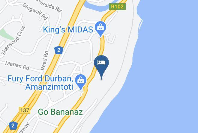 Ethekwini - Tradewinds Lodge B&b Maps