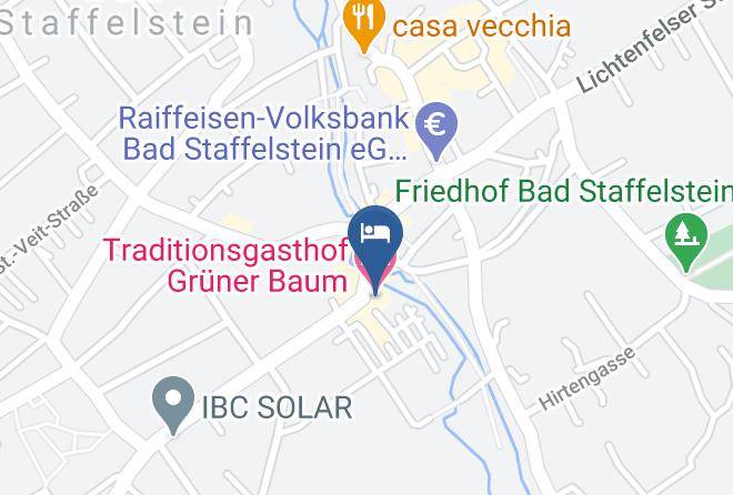 Lichtenfels - Traditionsgasthof Gruner Baum Maps