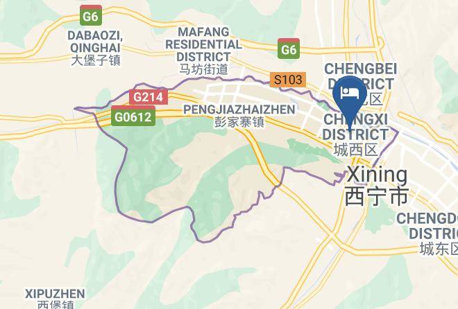 Xining - Traffic Business Hotel Maps