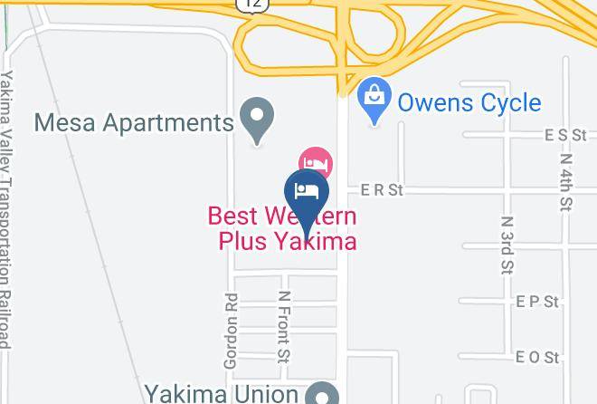 Yakima - Trailer Inns Rv Park Of Yakima Maps
