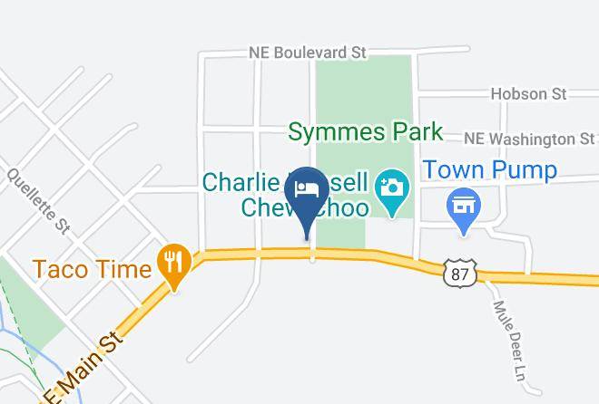 Fergus - Trails End Motel Maps