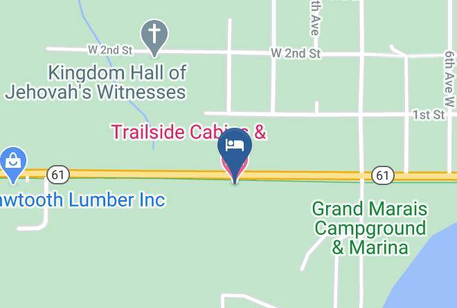 Cook - Trailside Cabins & Motel Maps