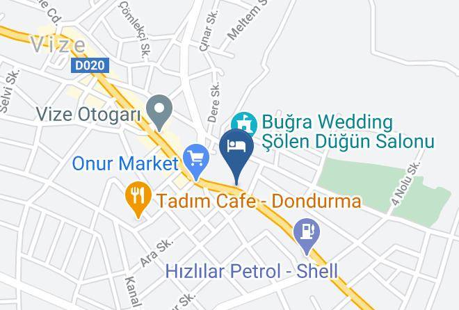Vize - Trak Otel Maps