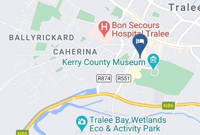 Tralee - Tralee Holiday Lodge Guest Accommodation Maps