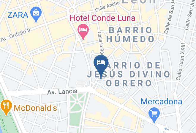 Leon - Pension Sandoval Maps