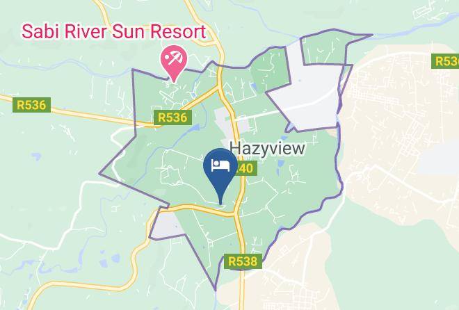 Mbombela - Tranquil Nest Lodge Maps