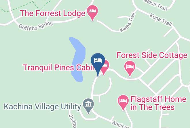 Coconino - Tranquil Pines Cabin Maps