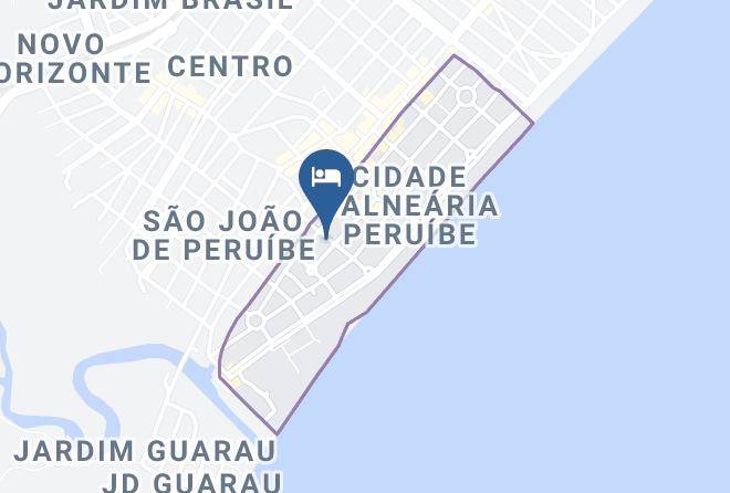 Peruibe - Tranquility Hotel Pousada Maps