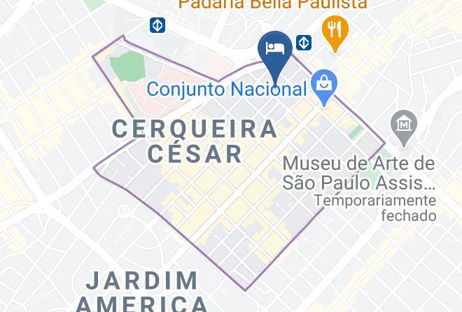 Sao Paulo Jardim Paulista - Transamerica Executive Bela Cintra Maps