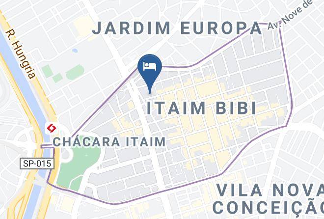 Sao Paulo Itaim Bibi - Transamerica Executive Faria Lima Maps