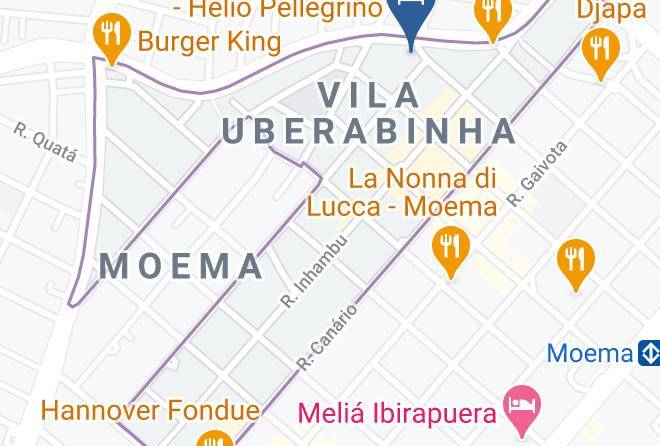 Sao Paulo Moema - Hotel Slaviero Essential Sao Paulo Ibirapuera Maps