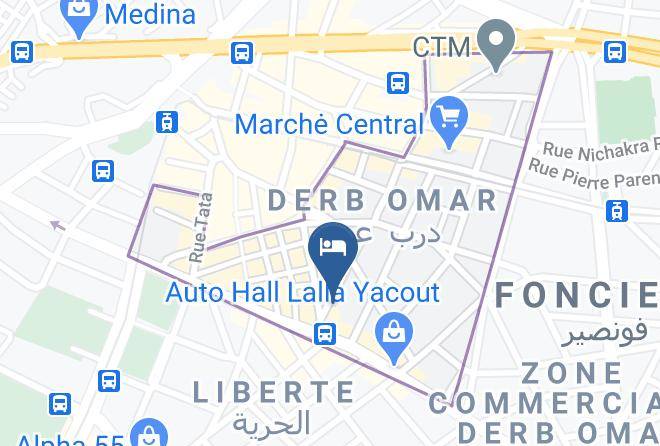 Casablanca - Hotel Transatlantique Maps