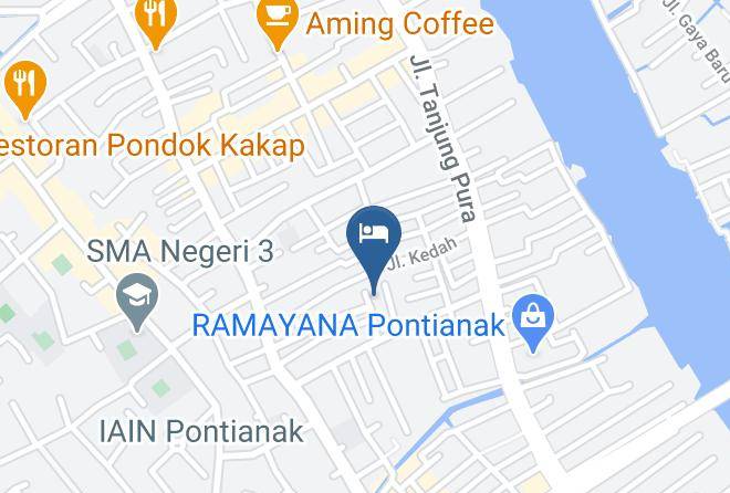 Kota Pontianak - Transera Hotel Pontianak Maps