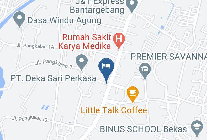 Kota Bekasi - Transit Hotel Maps