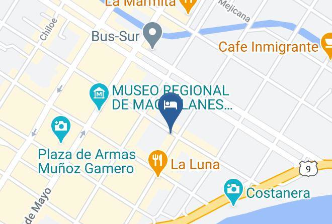 Magallanes Province - Transportes Pehoe Maps