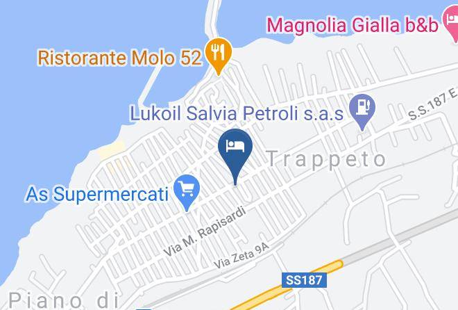 Palermo - Trappeto Vacanze Maps