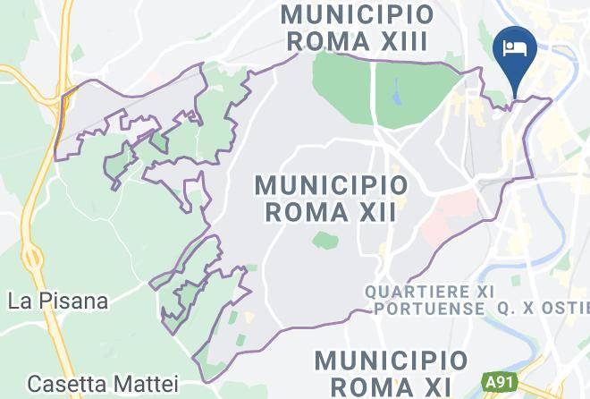 Rome - Trastevere Belvedere Bed And Breakfast Maps