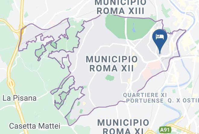 Trastevere & Gianicolo Sweet Rest Map