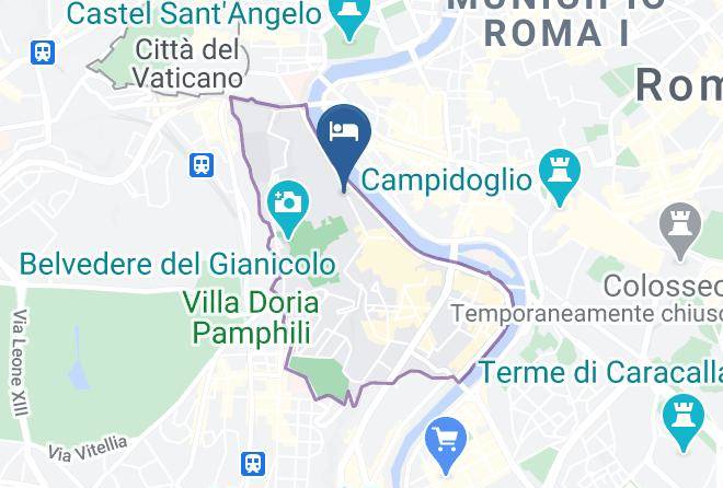Rome - Trastevere Hyperloft & Garden Maps
