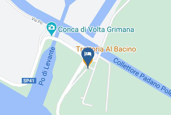 Rovigo - Trattoria Al Bacino Maps