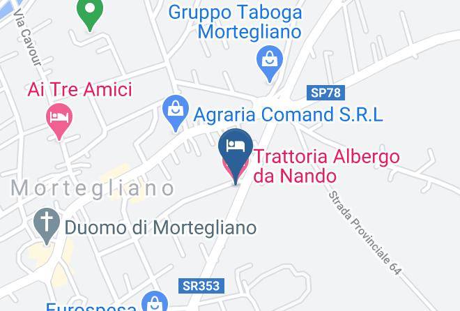 Udine - Trattoria Albergo Da Nando Maps