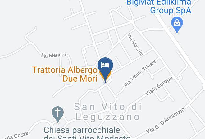 Vicenza - Trattoria Albergo Due Mori Srl Maps